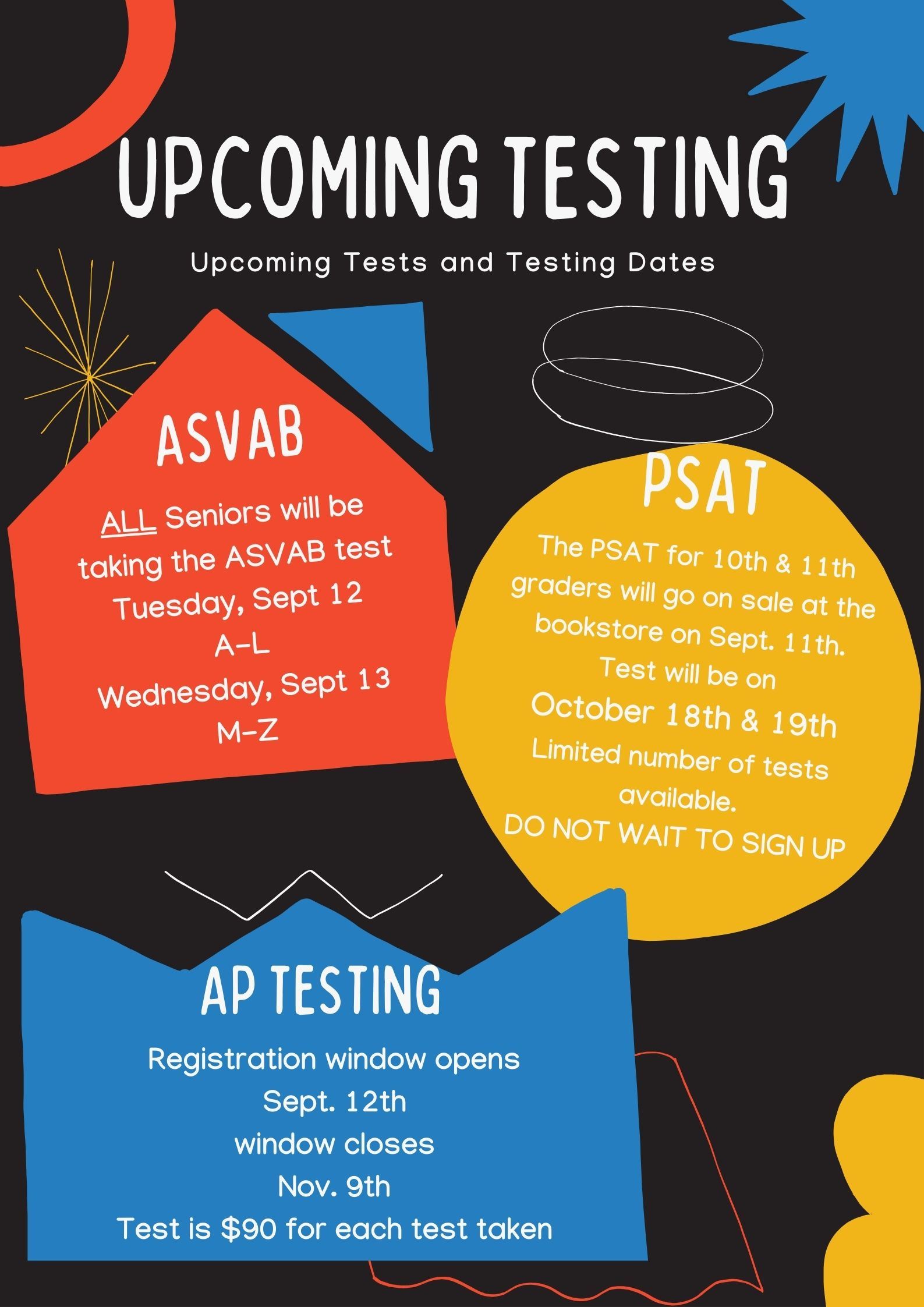  Upcoming CDO Testing Information